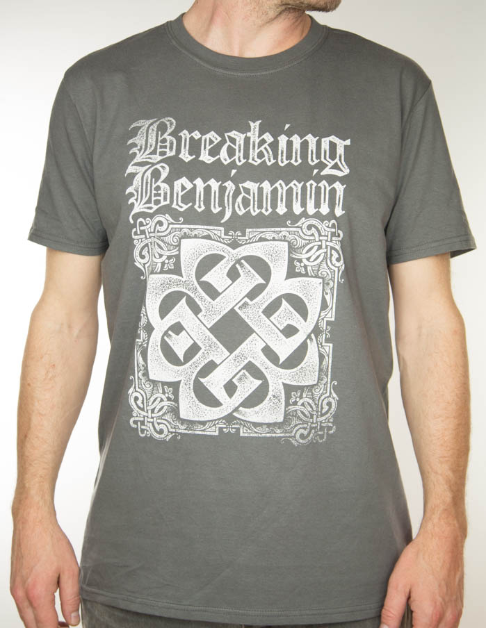 BREAKING BENJAMIN "Grey Logo" T-Shirt GREY
