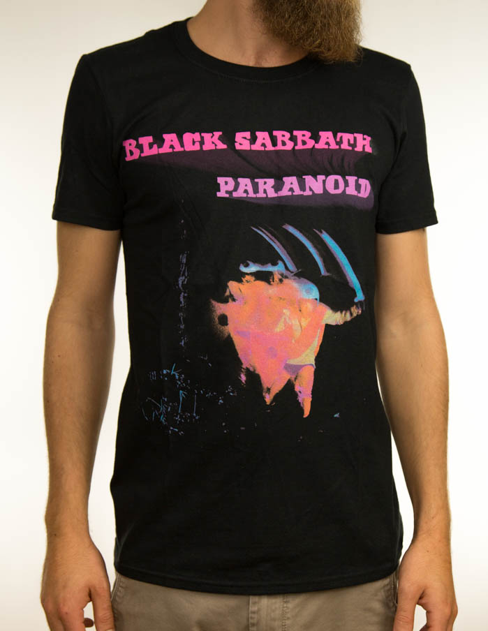 BLACK SABBATH "Paranoid Motion Trails" T-Shirt BLACK