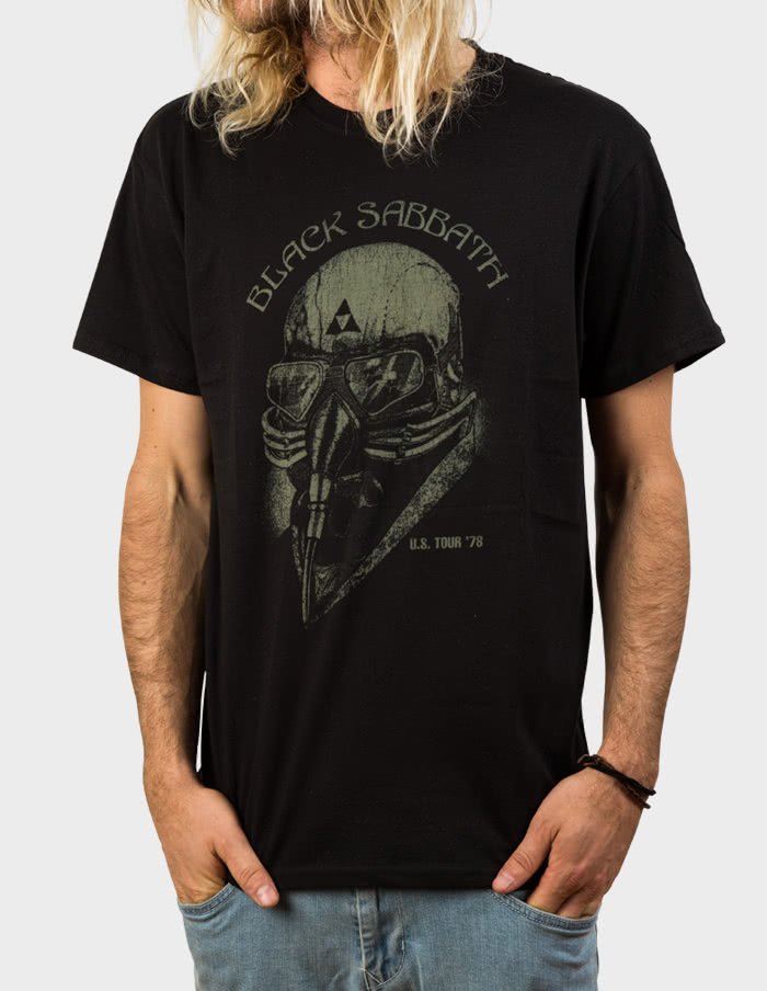 BLACK SABBATH "Tour 78" T-Shirt BLACK