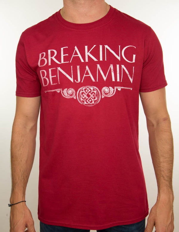 BREAKING BENJAMIN "logo tour" T-Shirt RED