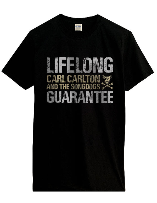 CARL CARLTON "Lifelong Guarantee BIG" T-Shirt BLACK