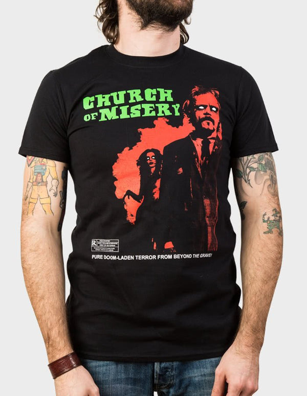 CHURCH OF MISERY "Rated R" T-Shirt BLACK