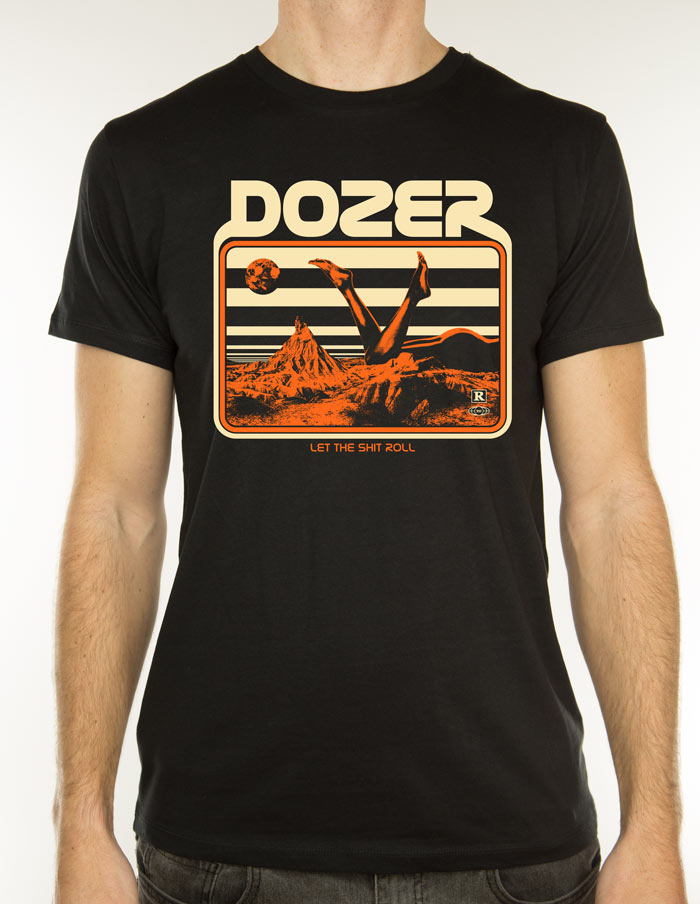 DOZER "Let The Shit Roll" T-Shirt BLACK