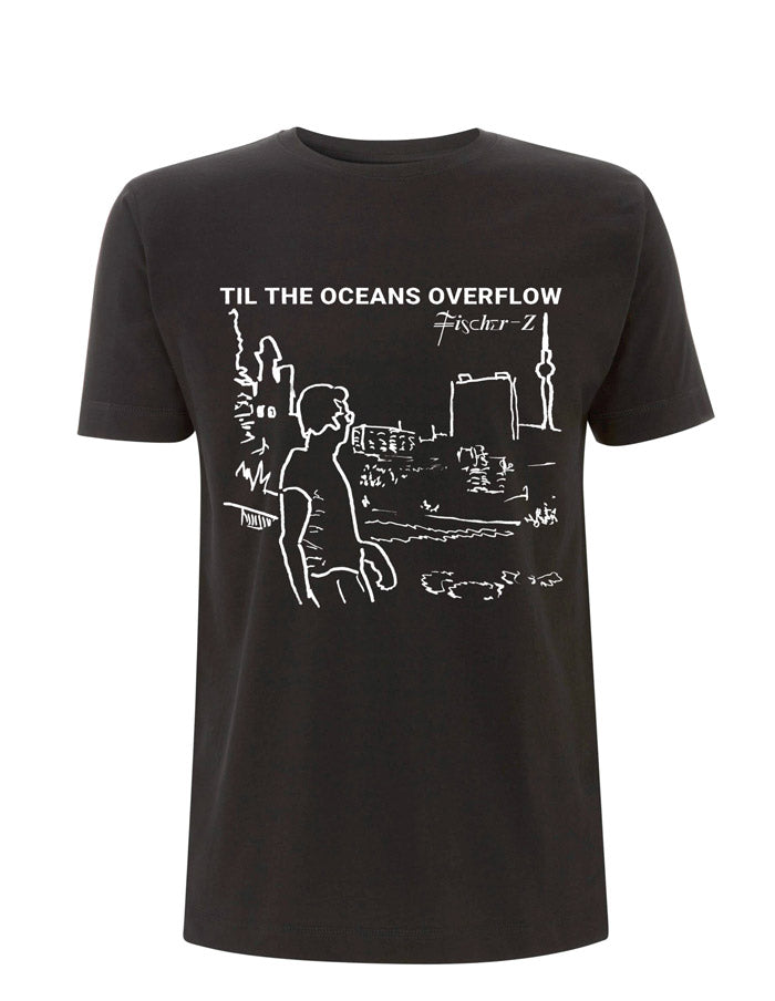 FISCHER-Z "Oceans" T-Shirt BLACK