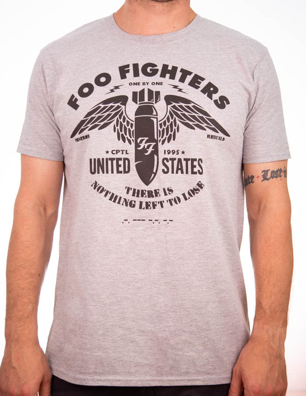 FOO FIGHTERS "Stencil" T-Shirt GREY