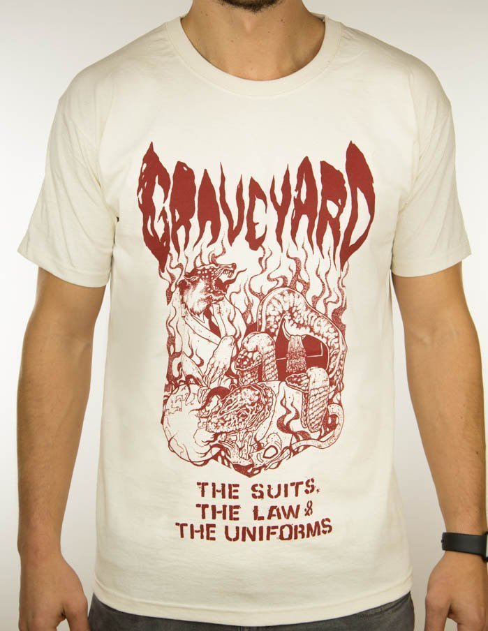 GRAVEYARD "GoliathSuit" T-Shirt NATURE