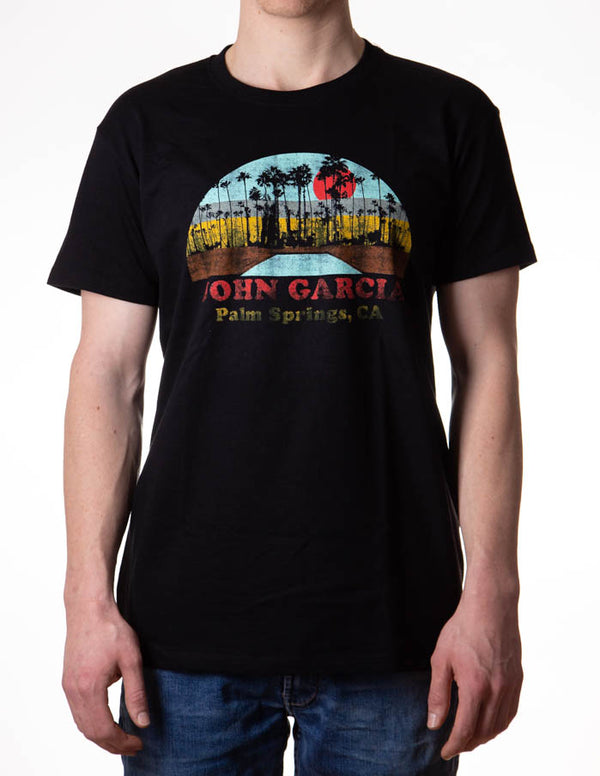 JOHN GARCIA "Palm Springs" T-Shirt BLACK