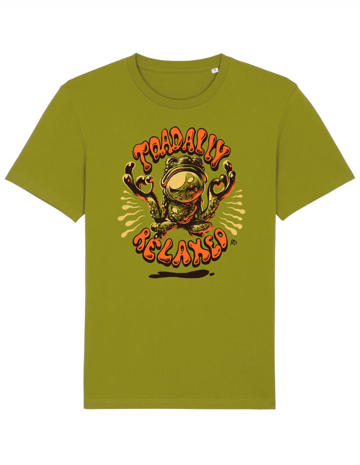 MAARTEN DONDERS „Toadally“ T-Shirt MOSS GREEN