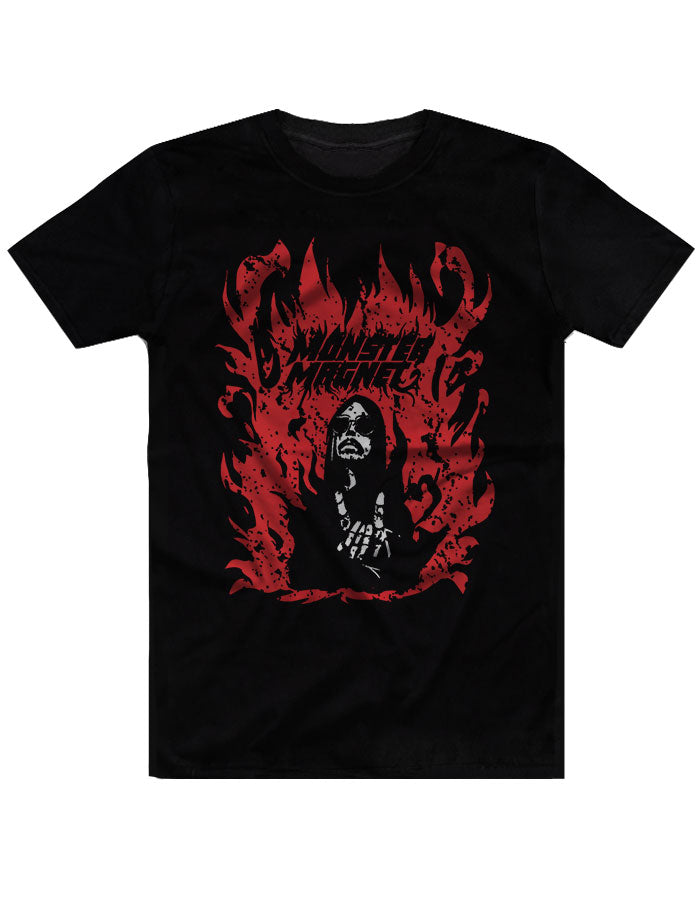 MONSTER MAGNET - "Flames" T-Shirt Black
