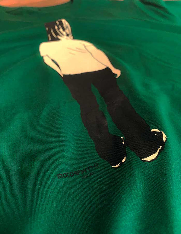 MOTORPSYCHO "Boy Back" T-Shirt BOTTLE-GREEN