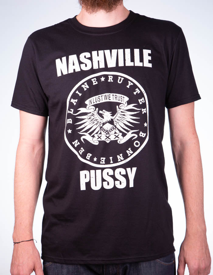 NASHVILLE PUSSY "InLust Seal" T-Shirt BLACK