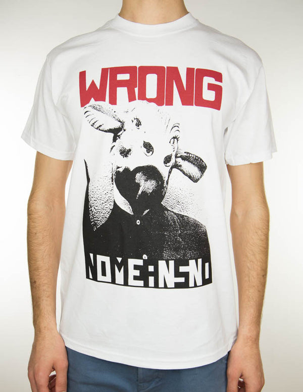 NOMEANSNO "Wrong" T-Shirt WHITE