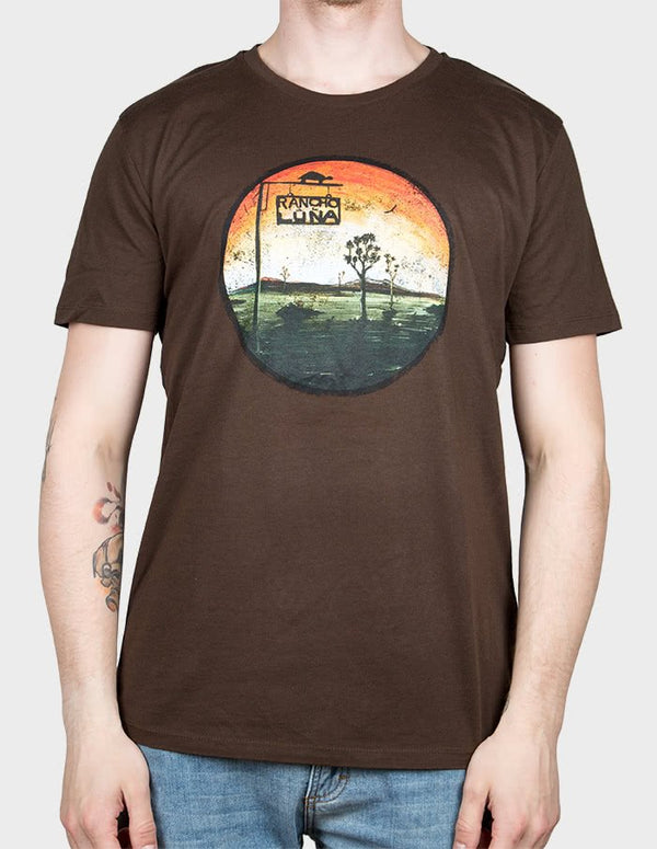 RANCHO DE LA LUNA "Horizon Sunset" T-Shirt BROWN