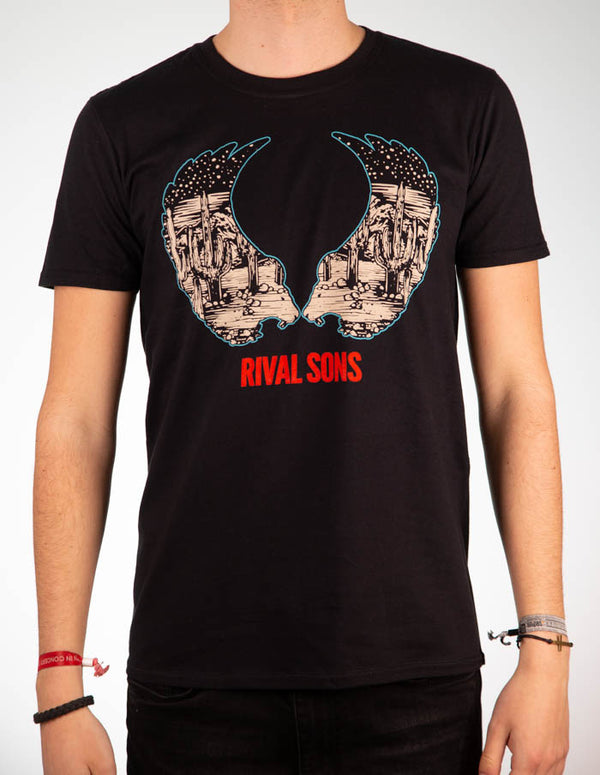 RIVAL SONS "Desert Wings" T-Shirt BLACK