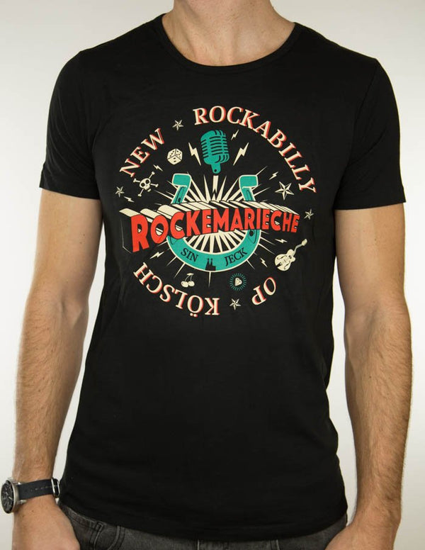 ROCKEMARIECHE "logo" T-Shirt BLACK