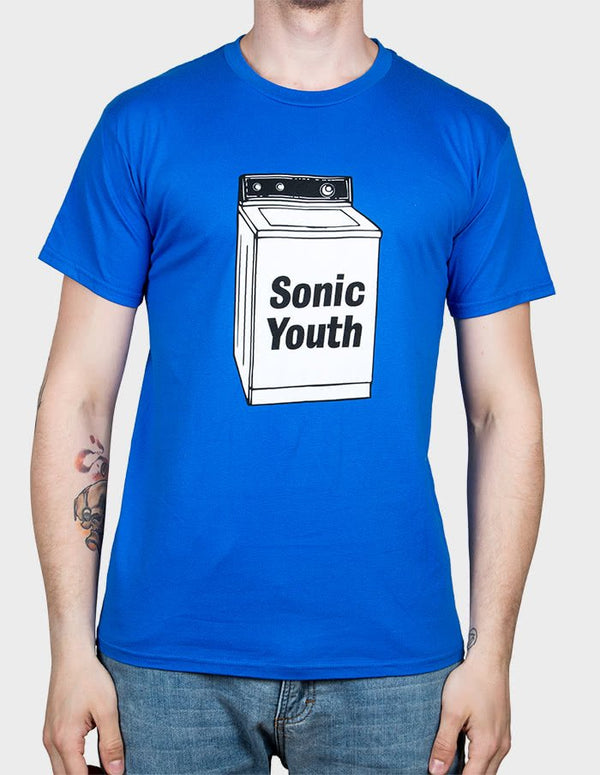 SONIC YOUTH "Washing Machine" T-Shirt BLUE