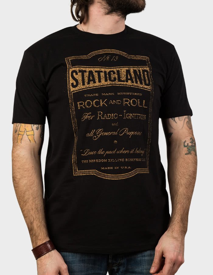 STATICLAND "Eveready" T-Shirt BLACK