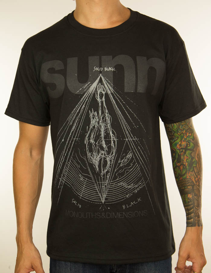 SUNN O))) "monolith" T-Shirt BLACK +US-Import+