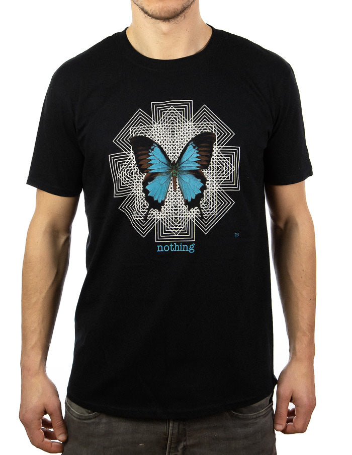 TESS PARKS & ANTON NEWCOMBE "butterfly" T-Shirt BLACK