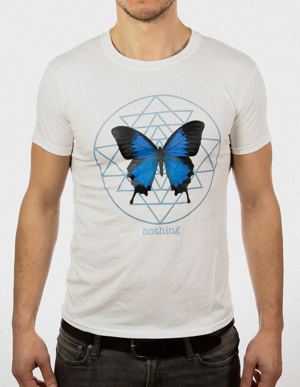 TESS PARKS & ANTON NEWCOMBE "Butterfly" T-Shirt WHITE
