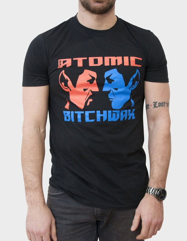 THE ATOMIC BITCHWAX "EvilTwinSpock" T-Shirt BLACK