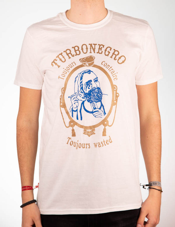 TURBONEGRO "Toujours Wasted" T-Shirt WHITE