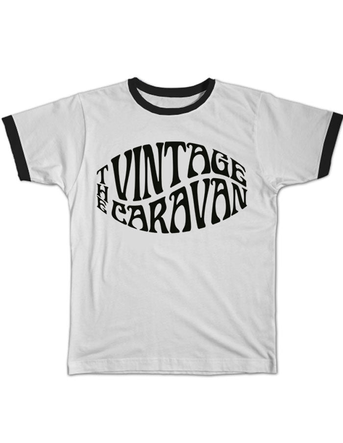 THE VINTAGE CARAVAN “Logo” Ringer T-Shirt
