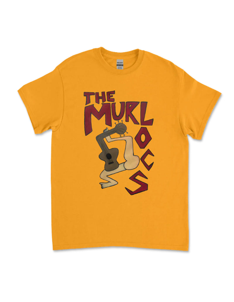 THE MURLOCS "Guitar Legs" T-Shirt GOLD