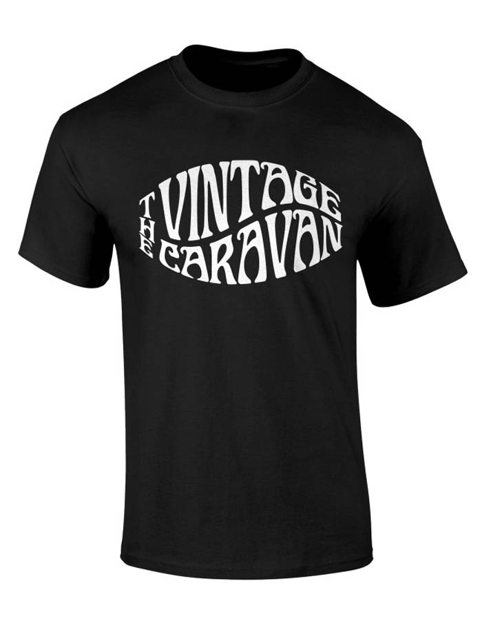 THE VINTAGE CARAVAN “Logo” T-Shirt Black