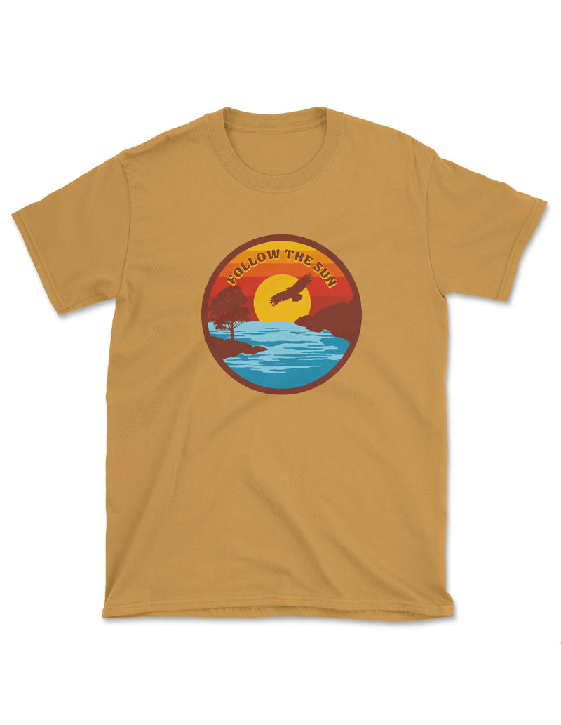 XAVIER RUDD "New Follow The Sun" T-Shirt OCHRE