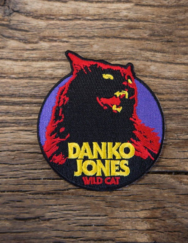 DANKO JONES "Wild Cat" Cutout Patch BLACK