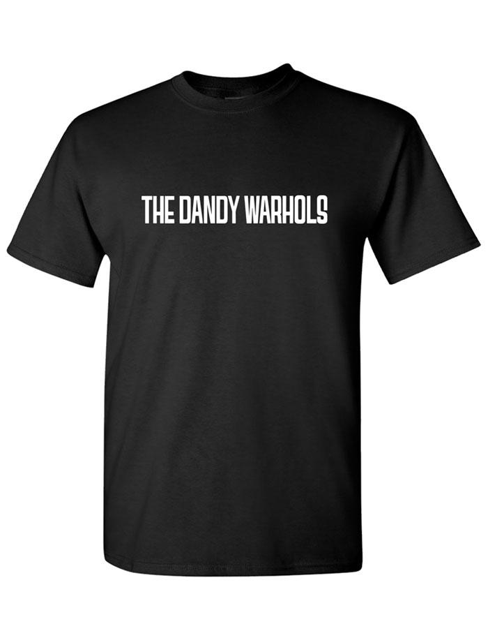 THE DANDY WARHOLS "Classic Logo" T-Shirt BLACK