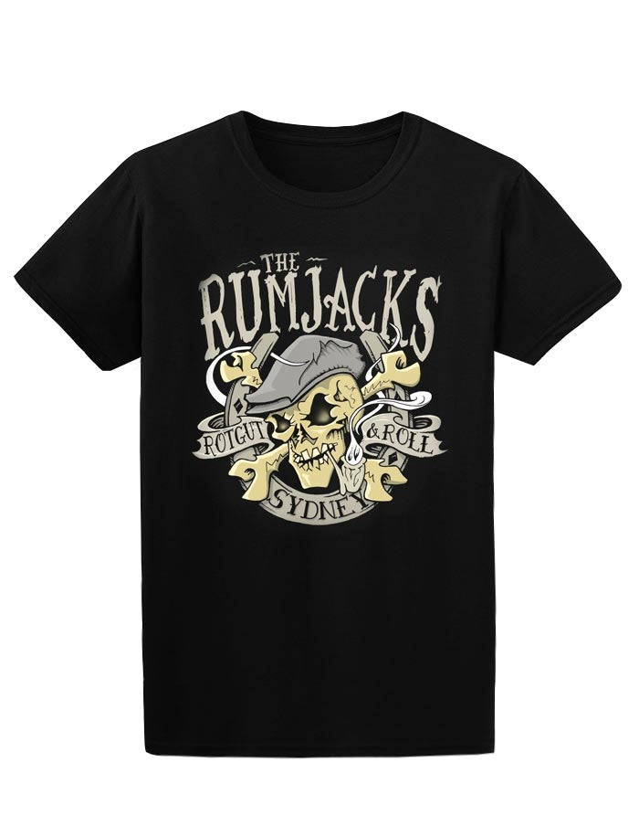 THE RUMJACKS "Rotgut" T-Shirt BLACK