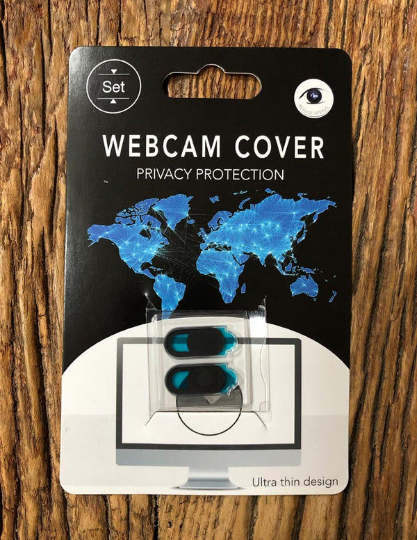 WEBCAM COVER 2-Set Soft Plastic Black